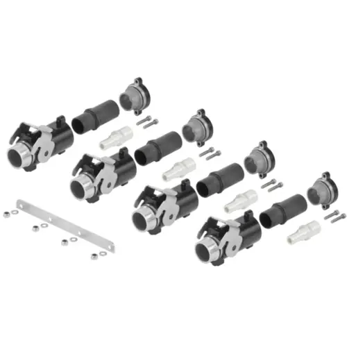 Gehäuse, Baugröße B24, Aluminiumdruckguss, M40, gerade, IP68, 1348670000 Kostenloser Versand