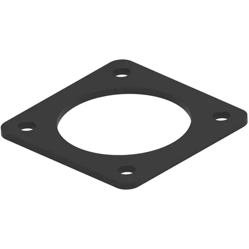 Aktuell Dichtung, Panelmontage für Rundsteckverbinder, 81665-2