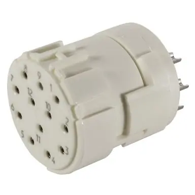 Buchseneinsatz, 12-polig für M23 Rundsteckverbinder, 09151122712 Finale Aktion