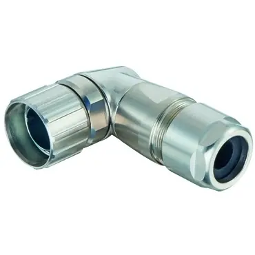 Saisonangebot Tüllengehäuse, EMV, abgewinkelt, 7-12 mm für Rundsteckverbinder M23, 09151000602