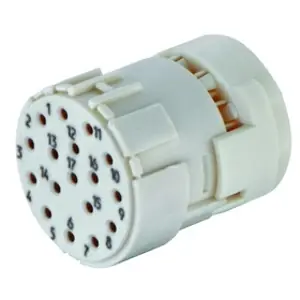 Highlight Buchseneinsatz, 17-polig, Crimpanschluss, gerade für Rundsteckverbinder M23, 09151173101