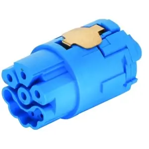 Nur Heute Buchseneinsatz, 8-polig + PE, Crimpanschluss, gerade für Rundsteckverbinder M23, 09156093101