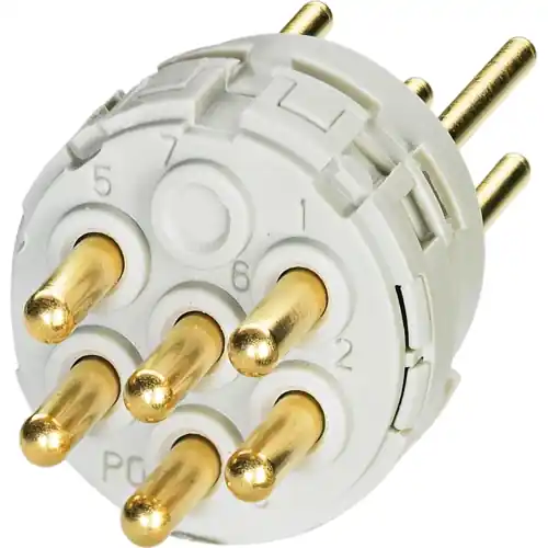 Garantierte Lieferung Stifteinsatz, Lötanschluss für Rundsteckverbinder, 1240383