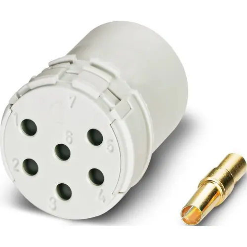 Schnäppchen Buchseneinsatz, Crimpanschluss für Rundsteckverbinder, 1242199