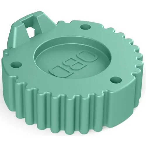 Neue Kollektion Schutzkappe, Ø 38,5 mm, grün für Buchse, gerade, Serie AHD, AHDC-16-9-OBDGN