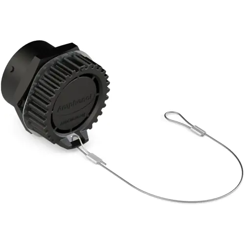 Kostenloser Versand Schutzkappe, schwarz, IP67 für Stecker, gerade, Serie AHDP, AHDC04-24-PMT
