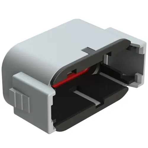 Schutzkappe, grau/schwarz, IP68 für Stecker, gerade, Serie ATM, ATM06-12SB-CAP Garantierte Lieferung