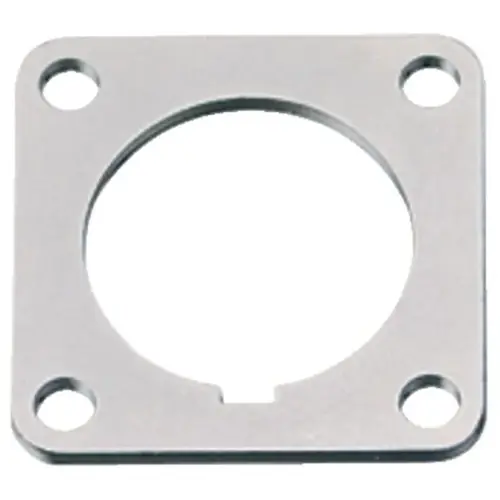 Markenware Viereckflansch für Flanschsteckverbinder 581/680/682, 04 0106 001