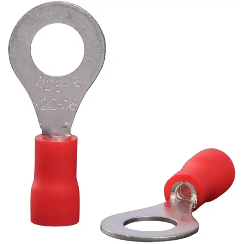 Isolierter Ringkabelschuh, 0,5-1,5 mm², 6.5 mm, M6, rot, 22C443, Packung mit 100 Stück Wochenendangebot