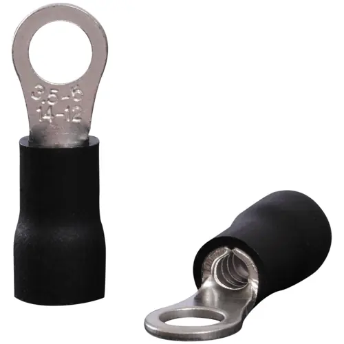 Angebot Isolierter Ringkabelschuh, 2,5-4,0 mm², 5.3 mm, M5, schwarz, 22C452, Packung mit 100 Stück