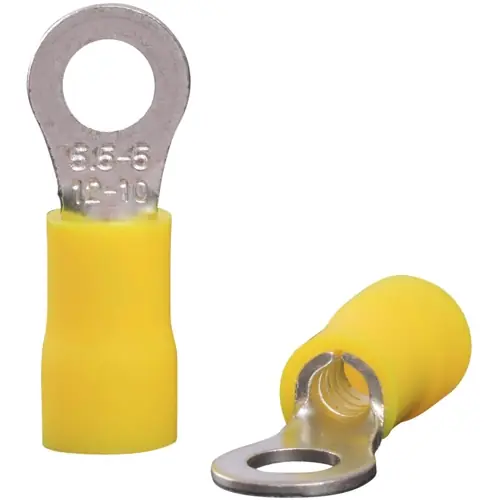 Isolierter Ringkabelschuh, 4,0-6,0 mm², 5.3 mm, M5, gelb, 22C457, Packung mit 100 Stück Preiswert