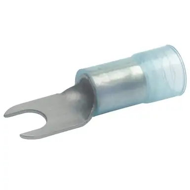 Isolierter Gabelkabelschuh, 16 mm², 6.4 mm, M5, blau, 653C6 Finale Aktion