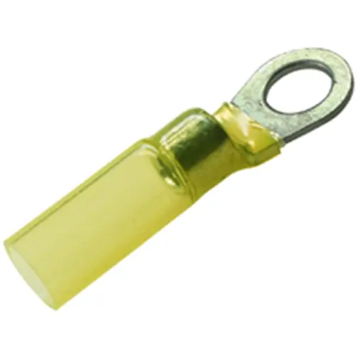 Preisreduziert Isolierter Ringkabelschuh, 4,0-6,0 mm², AWG 12 bis 10, 6.5 mm, M8, gelb, 7932330102