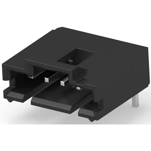 Stiftleiste, 5-polig, RM 2.54 mm, abgewinkelt, schwarz, 5-103634-4 Preisreduziert