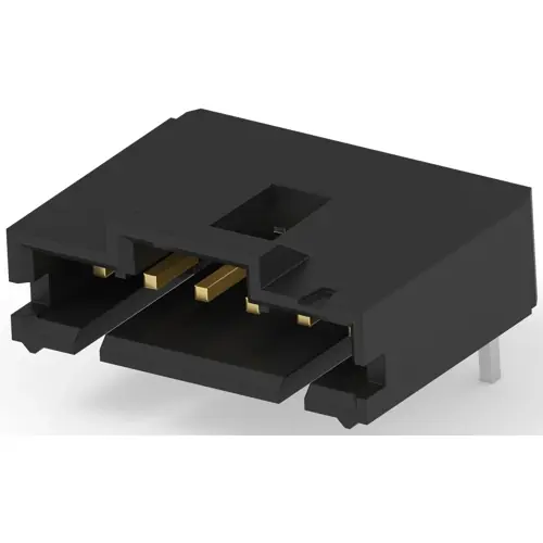 Stiftleiste, 6-polig, RM 2.54 mm, abgewinkelt, schwarz, 103906-5 Mega-Angebot