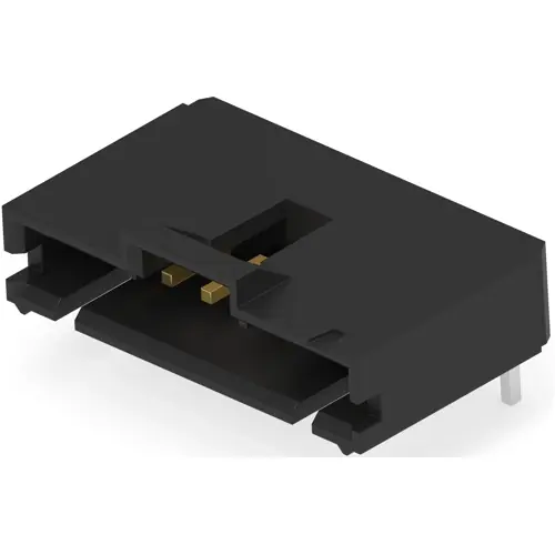 Stiftleiste, 8-polig, RM 2.54 mm, abgewinkelt, schwarz, 5-103635-7 Top-Preis