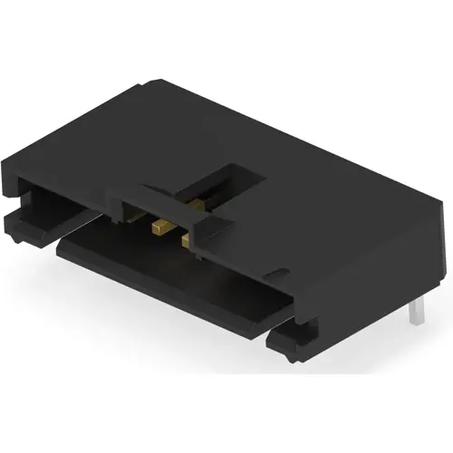 Wochenendangebot Stiftleiste, 9-polig, RM 2.54 mm, abgewinkelt, schwarz, 5-103635-8