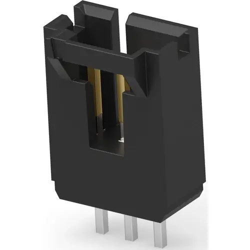 Kracherpreis Stiftleiste, 3-polig, RM 2.54 mm, gerade, schwarz, 5-103908-2