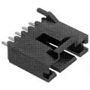 Top-Seller Stiftleiste, 4-polig, RM 2.54 mm, gerade, schwarz, 104450-3