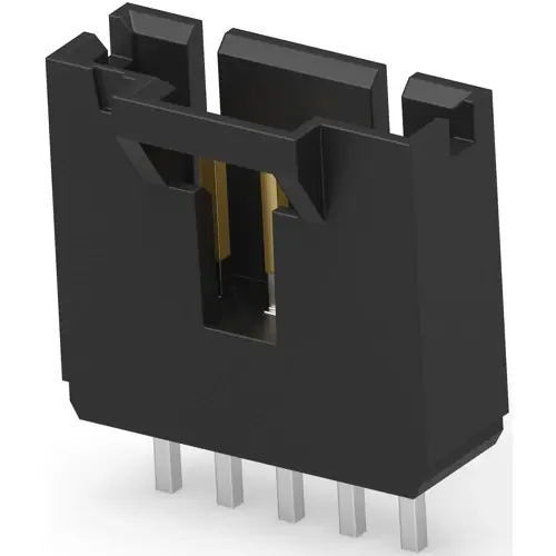 Stiftleiste, 5-polig, RM 2.54 mm, gerade, schwarz, 5-103908-4 Letzte Chance