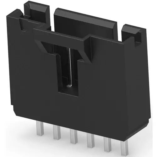 Bestseller Stiftleiste, 6-polig, RM 2.54 mm, gerade, schwarz, 5-103669-5