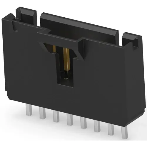 Bestpreis Stiftleiste, 8-polig, RM 2.54 mm, gerade, schwarz, 5-103908-7