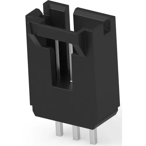 Stiftleiste, 3-polig, RM 2.54 mm, gerade, schwarz, 5-103639-2 Schnäppchen