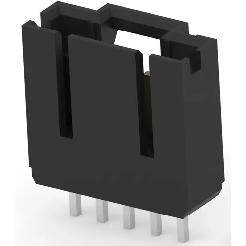 Stiftleiste, 5-polig, RM 2.54 mm, gerade, schwarz, 5-104363-4 Sonderaktion