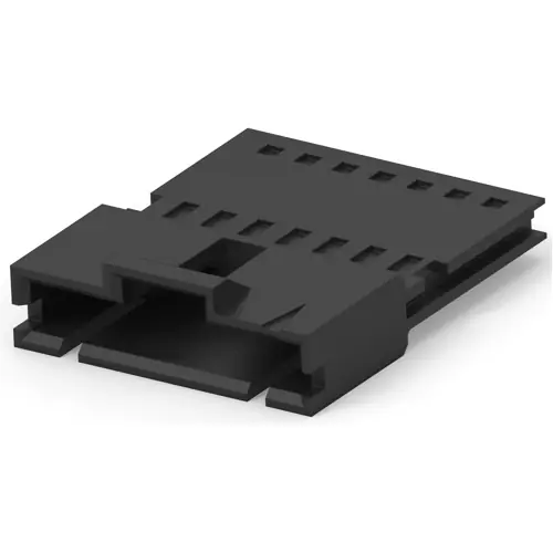 Steckergehäuse, 7-polig, RM 2.54 mm, gerade, schwarz, 103653-6 Wochenendangebot