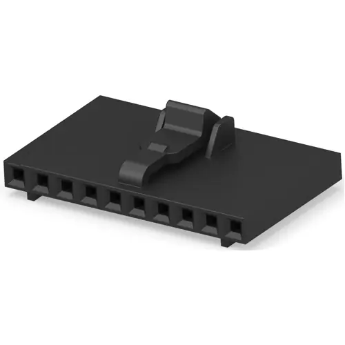 Meistverkauft Buchsengehäuse, 10-polig, RM 2.54 mm, gerade, schwarz, 104257-9