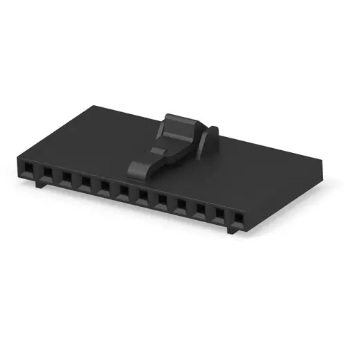 Finale Aktion Buchsengehäuse, 12-polig, RM 2.54 mm, gerade, schwarz, 1-104257-1