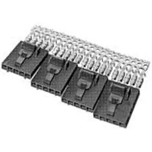 Sichere Zahlung Buchsenleiste, 10-polig, RM 2.54 mm, gerade, schwarz, 5-103961-9