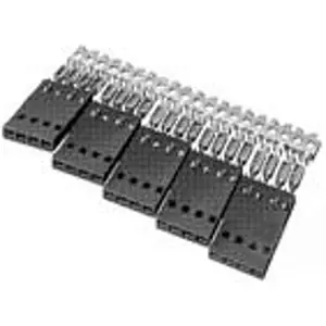 Angebot Buchsenleiste, 5-polig, RM 2.54 mm, gerade, schwarz, 5-103969-4