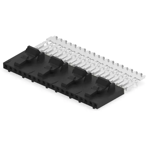 Buchsenleiste, 5-polig, RM 2.54 mm, gerade, schwarz, 5-103957-4 Solange Der Vorrat Reicht