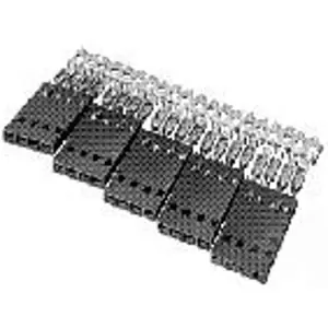 Online Kaufen Buchsenleiste, 5-polig, RM 2.54 mm, gerade, schwarz, 5-103977-4