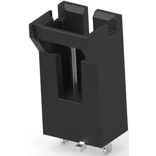 Top-Preis Stiftleiste, 2-polig, RM 2.54 mm, gerade, schwarz, 5-1375549-1