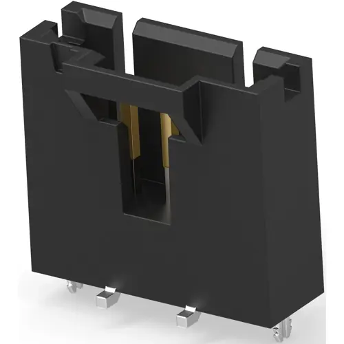 Neuheit Stiftleiste, 5-polig, RM 2.54 mm, gerade, schwarz, 5-1375582-4