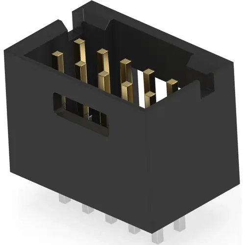 Heißes Angebot Stiftleiste, 10-polig, RM 2.54 mm, gerade, schwarz, 5-103168-3