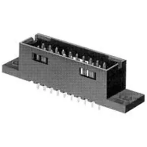 Neu Stiftleiste, 20-polig, RM 2.54 mm, gerade, schwarz, 87474-2