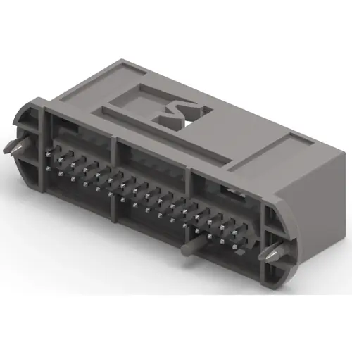 Expressversand Stiftleiste, 32-polig, RM 2.54 mm, gerade, grau, 2-966658-3