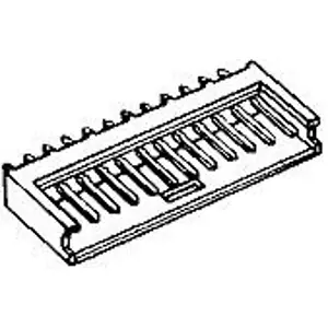 Wochenendangebot Stiftleiste, 10-polig, RM 2.54 mm, gerade, schwarz, 280374-2