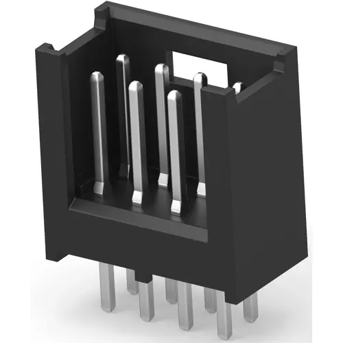 Markenprodukt Stiftleiste, 8-polig, RM 2.54 mm, gerade, schwarz, 280384-1