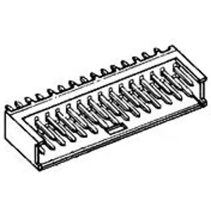 Knallerangebot Stiftleiste, 18-polig, RM 2.54 mm, gerade, schwarz, 280509-1