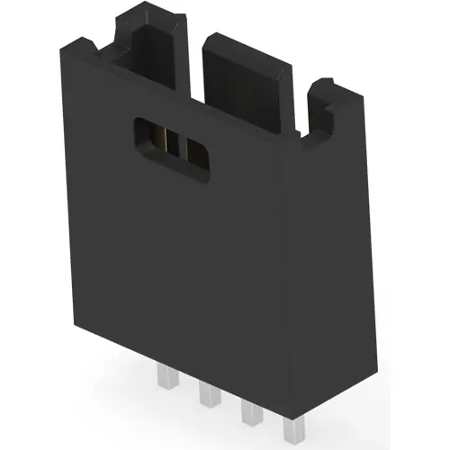 Knallerangebot Stiftleiste, 4-polig, RM 2.54 mm, gerade, schwarz, 5-102202-1