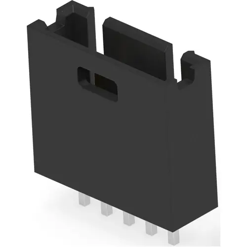 Jetzt Bestellen Stiftleiste, 5-polig, RM 2.54 mm, gerade, schwarz, 5-102202-2