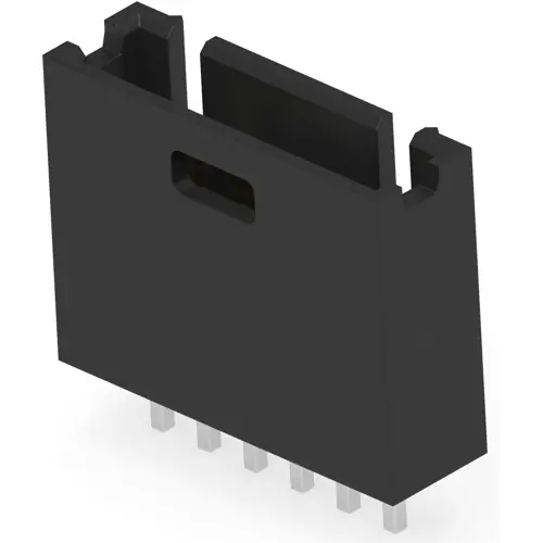 Stiftleiste, 6-polig, RM 2.54 mm, gerade, schwarz, 5-102202-3 Günstig