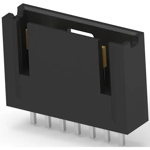 Markenprodukt Stiftleiste, 7-polig, RM 2.54 mm, gerade, schwarz, 5-103414-5