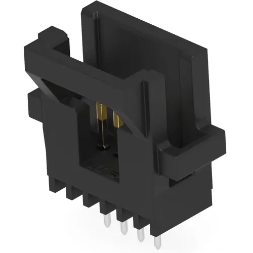 Heißes Angebot Stiftleiste, 4-polig, RM 1.27 mm, gerade, schwarz, 5-104071-7