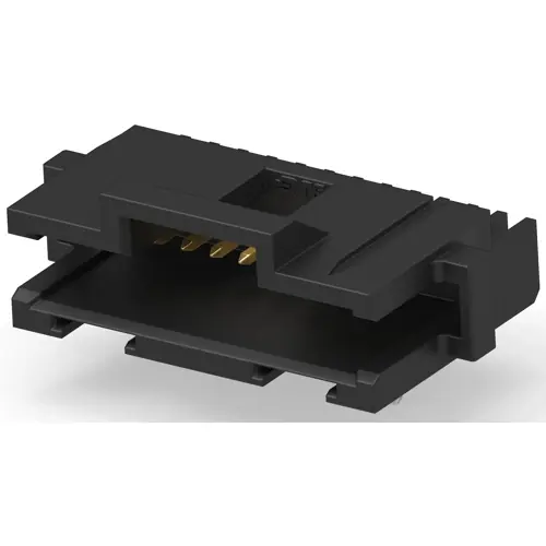 Nur Für Kurze Zeit Stiftleiste, 10-polig, RM 1.27 mm, abgewinkelt, schwarz, 5-104074-1