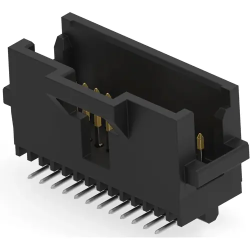 Stiftleiste, 24-polig, RM 1.27 mm, gerade, schwarz, 5-104549-3 Bestpreis